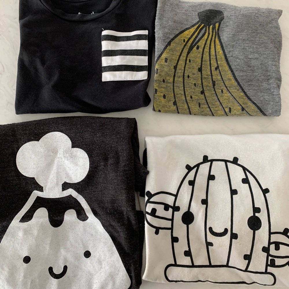 4-Shirt Bundle 2T PLAY Mochi Kids-June & January